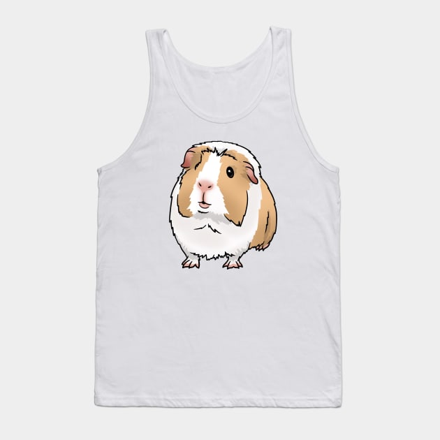 Cream Dutch Crested Guinea Pig Tank Top by Kats_guineapigs